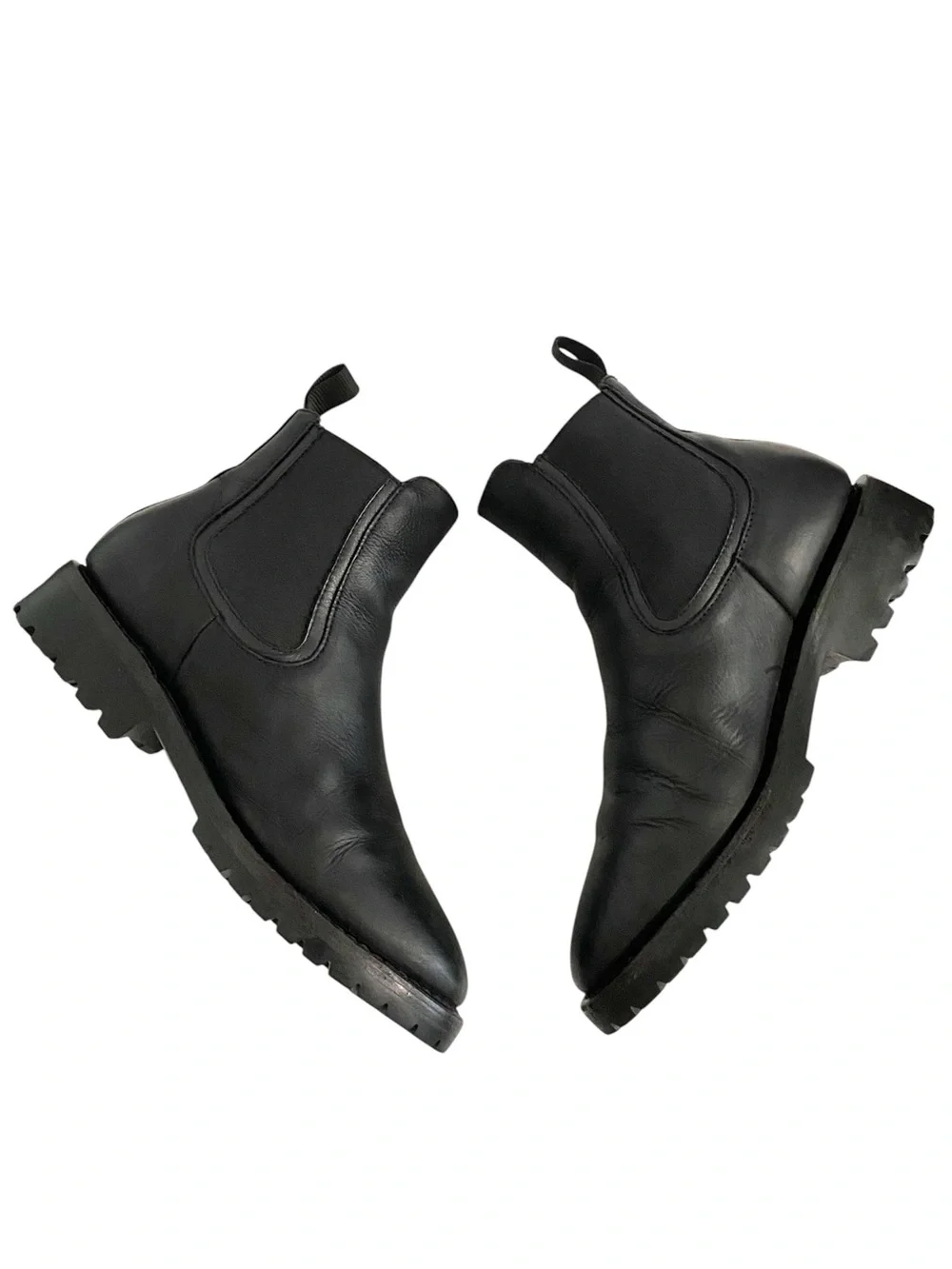 Thursday Boot Company Men’s Legend Black Leather Lug Sole Chelsea Boots Size 7